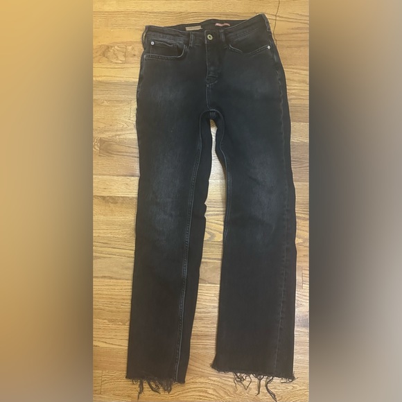 Anthropology Pilcro Jeans - Black Frayed Bottom - Tall + Pilcro Sweater - Bundle - Picture 3 of 5